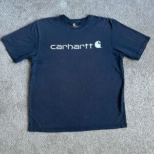 Vintage Nice black faded Carhartt Tee,L